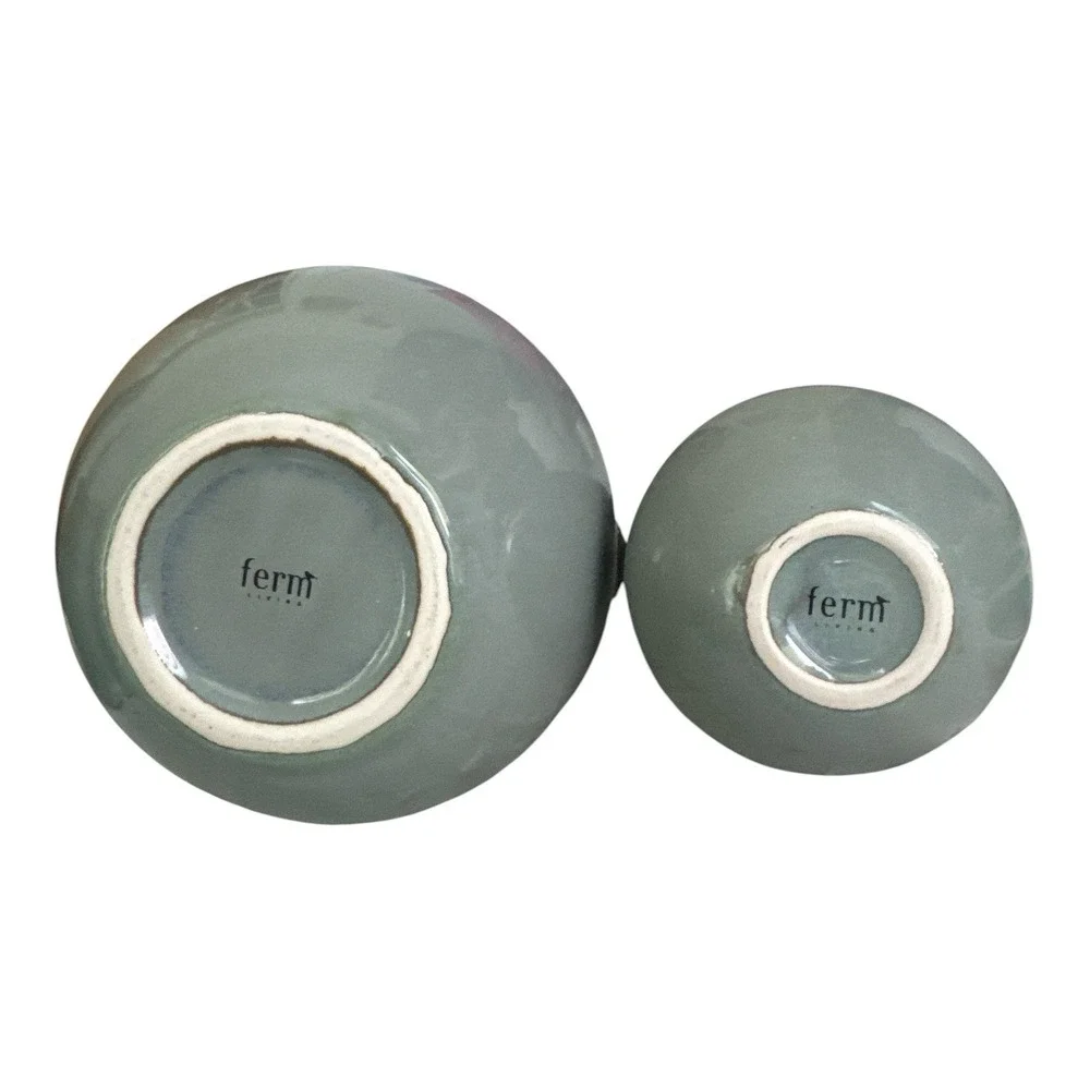 Ferm Living Neu Ceramic Pitcher & Creamer Jug Grey Modern Scandinavian Mint Cond